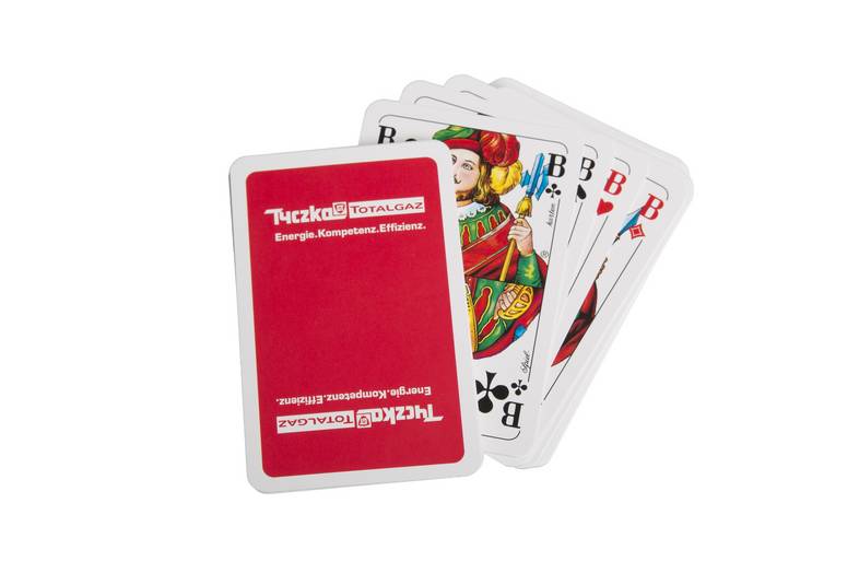 Skatkarten Kartenspiel als Werbeartikel indivduell bedruckt