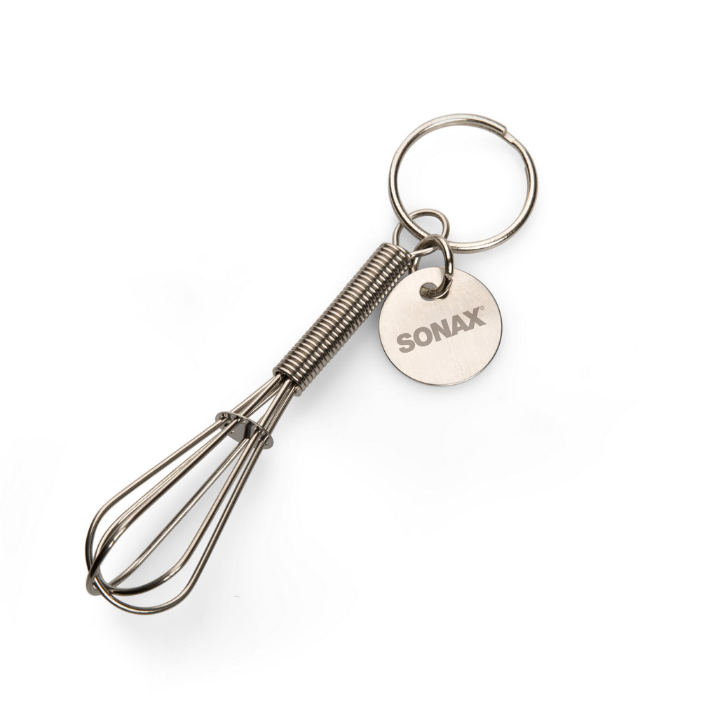Hochwertiger Schlüsselanahänger Mini-Werbe-Schneebesen aus metall