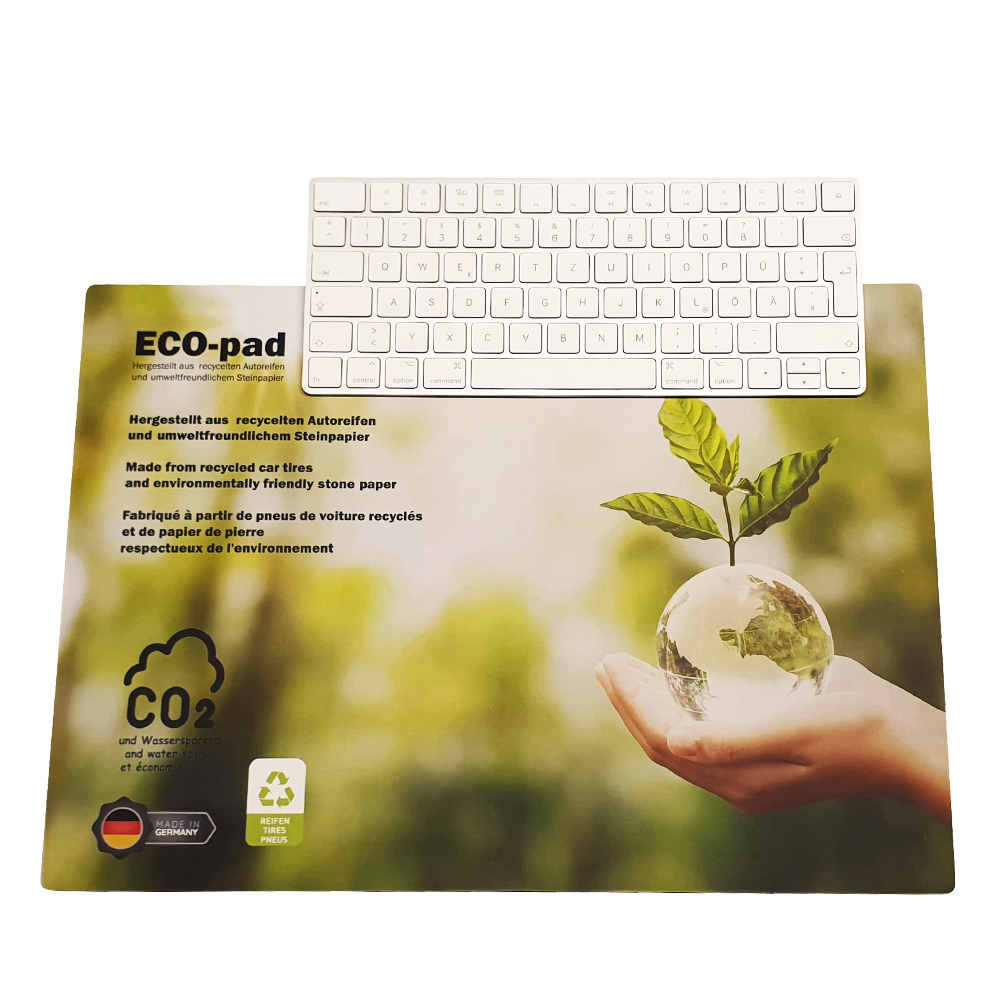 Schreibtischunterlage Eco-pad Werbematte A3vollflächig bedruckt