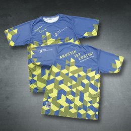 Individuelles Laufshirt mit Alloverdruck für fuchs raumingenieure GmbH