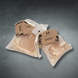 Werbe-Seife mit Logo mit hochwertigen Zirbenduft